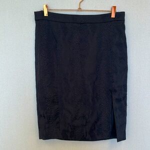 Altuzarra • Black Textured Pencil Skirt • Sz 12